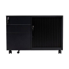 Euroseats verrijdbaar ladeblok (links) met schuifdeurkast zwart 205801 - 1