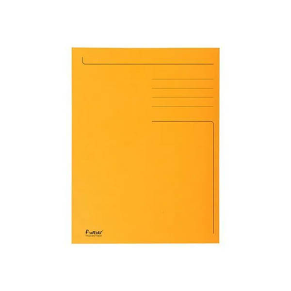 Exacompta 3-kleps dossiermap folio oranje (50 stuks) 297962 - 1