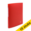 Aanbieding: 10x Exacompta ringband met 4 O-ringen rood (15 mm) 404469 - 1