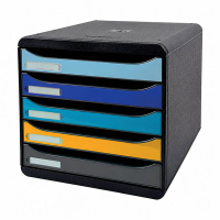 Exacompta Bee Blue Plus ladeblok assorti (5 laden) 404099