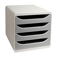 Exacompta Big Box Classic ladeblok grijs (4 laden) 404690