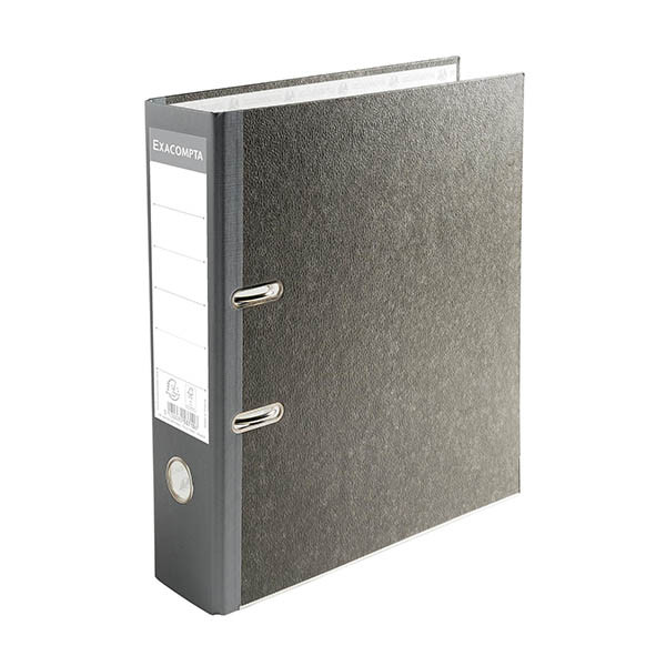 Exacompta Prem'Touch ordner A4 karton zwart gewolkt 70 mm 404485 - 1
