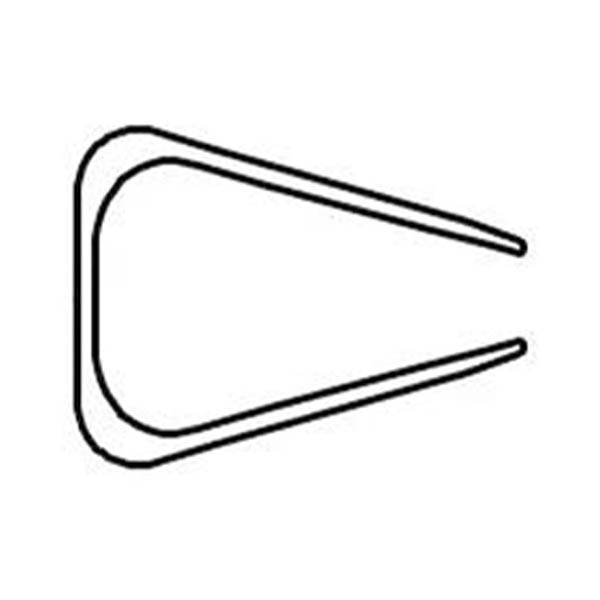 Exacompta Serodo klemstrips 12 mm transparant (25 stuks) 129780E 407274 - 4