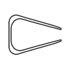 Exacompta Serodo klemstrips 12 mm transparant (25 stuks) 129780E 407274 - 4
