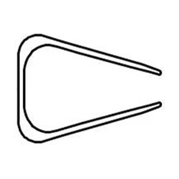 Exacompta Serodo klemstrips 12 mm zwart (25 stuks) 129781E 407278 - 3