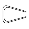 Exacompta Serodo klemstrips 12 mm zwart (25 stuks) 129781E 407278 - 3