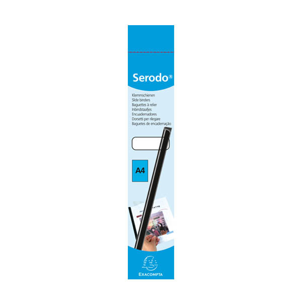 Exacompta Serodo klemstrips 15 mm zwart (20 stuks) 159781E 407279 - 2