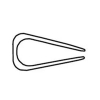 Exacompta Serodo klemstrips 3 mm transparant (25 stuks) 397080E 407280 - 6