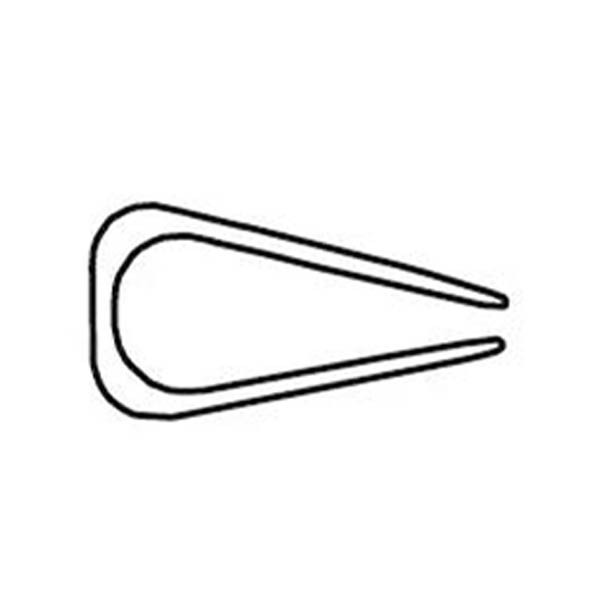 Exacompta Serodo klemstrips 3 mm zwart (25 stuks) 397081E 407281 - 6
