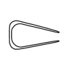 Exacompta Serodo klemstrips 6 mm transparant (25 stuks) 697080E 407283 - 5