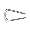 Exacompta Serodo klemstrips 6 mm zwart (25 stuks) 697081E 407284 - 5