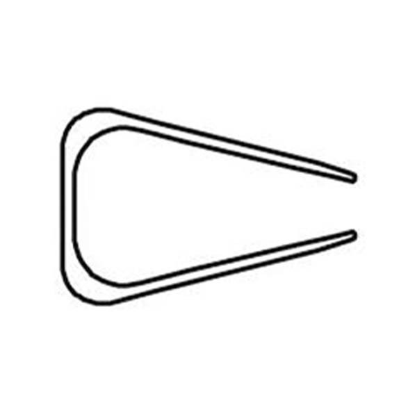 Exacompta Serodo klemstrips 9 mm zwart (25 stuks) 997081E 407286 - 5