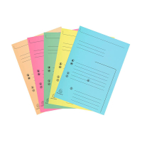 Exacompta Super 210 dossiermap met 2 kleppen en lijnbedrukking A4 assorti (25 stuks) 404680