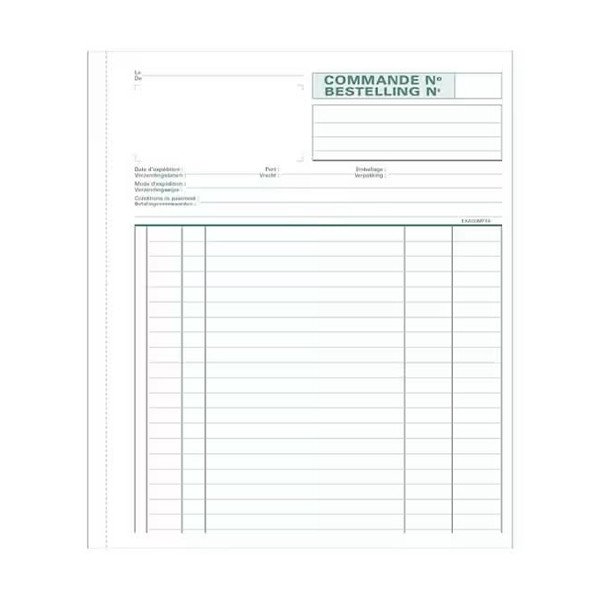 Exacompta orderboek zelfkopiërend 21 x 18 cm (3 x 50 vel) 404443 - 2