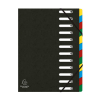 Exacompta sorteermap karton zwart (12 tabs) 404687 - 1