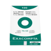 Exacompta systeemkaart gelinieerd 75 x 125 mm (100 stuks)