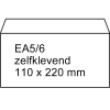 Exclusive envelop wit 110 x 220 mm - EA5/6 zelfklevend (200 stuks)