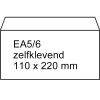 Exclusive envelop wit 110 x 220 mm - EA5/6 zelfklevend (200 stuks) 401520-200 209168