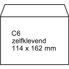 Exclusive envelop wit 114 x 162 mm - C6 zelfklevend (50 stuks)