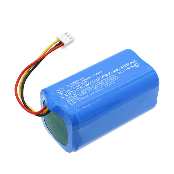 Eziclean INR18650-4S1P accu (14.4 V, 2600 mAh, 123accu huismerk) AEZ00016 - 1