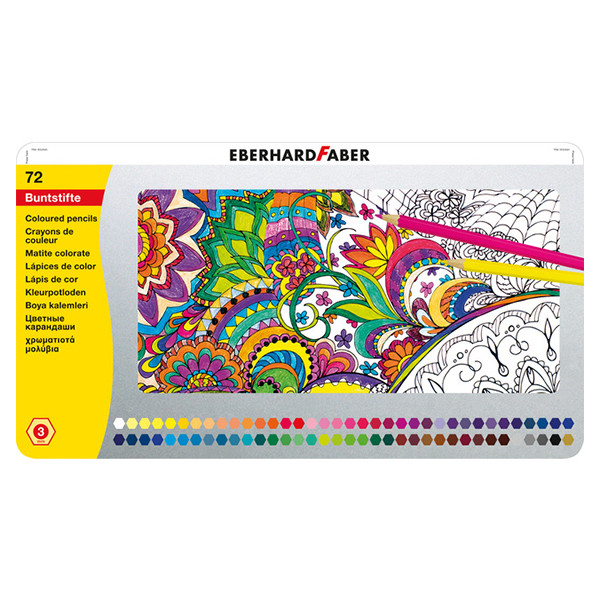 Faber-Castell Eberhard Faber Classic kleurpotloden (72 stuks) EF-514872 220133 - 1