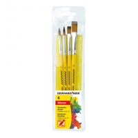 Faber-Castell Eberhard Faber penselenset synthetisch (4 stuks) EF-579921 220095