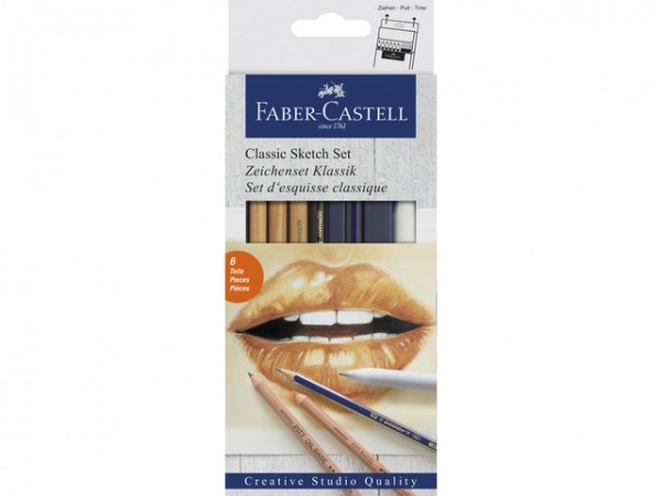 Faber-Castell Goldfaber Drawing Set Classic potloden (6-delig) FC-114004 220088 - 1