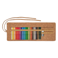 Faber-Castell Polychromos kleur en grafietpotloden in roletui met gum (34 stuks) FC-110030 220193