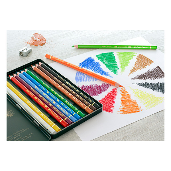 Faber-Castell Polychromos kleurpotloden in bliketui  (12 stuks) FC-110012 220191 - 3