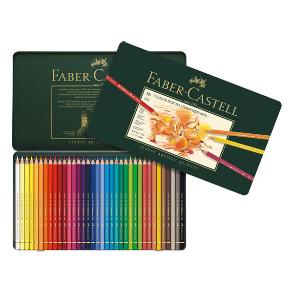 Faber-Castell Polychromos kleurpotloden in bliketui  (36 stuks) FC-110036 220194 - 1