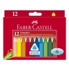 Faber-Castell Triangular waskrijt gekleurd (12 stuks) FC-120010 220065 - 1