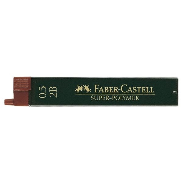Faber-Castell vulpotlood vulling 0,5 mm 2B (12 vulingen) FC-120502 220104 - 1