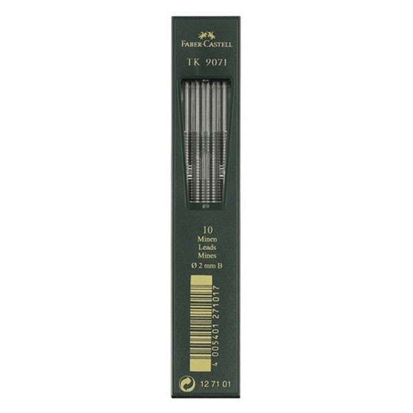 Faber-Castell vulpotlood vulling 2,0 mm 3B (10 vullingen) FC-127103 220114 - 1