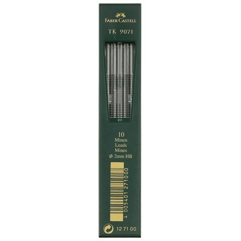 Faber-Castell vulpotlood vulling 2,0 mm HB (10 vullingen) FC-127100 220112 - 1