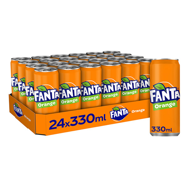 Fanta Orange blikjes 33cl (24 stuks) 69337 423698 - 1