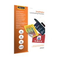 Fellowes Admire zelfklevende lamineerhoes A3 glanzend 2x80 micron (25 stuks) 5601803 213390