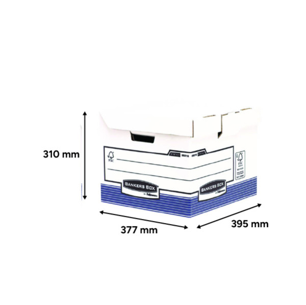 Fellowes Bankers Box opberg- en transportdoos A4 395 x 377 x 310 mm 214154 - 3