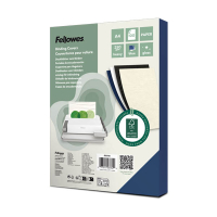 Fellowes Chromolux bindomslag 250 grams blauw A4 (100 stuks) 213222