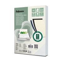Fellowes Leatherlook bindomslag 250 grams wit A4 (100 stuks) 213197