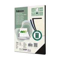 Fellowes Leatherlook bindomslag 250 grams zwart A4 (25 stuks) 213208