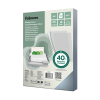 Fellowes PVC bindomslag 300 micron transparant A4 (100 stuks) 213214