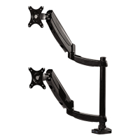 Fellowes Platinum Series monitorarm verticaal voor 2 monitoren zwart (met klem of schroef) 8043401 215001