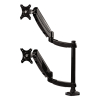 Fellowes Platinum Series monitorarm verticaal voor 2 monitoren zwart (met klem of schroef) 8043401 215001 - 1