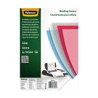 Fellowes bindomslag 180 micron transparant A4 (100 stuks) 207251