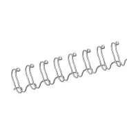 Fellowes metalen draadrug 6 mm zilver (100 stuks) 207241 Fellowes metalen draadrug 6 mm zilver (100 stuks) 207241