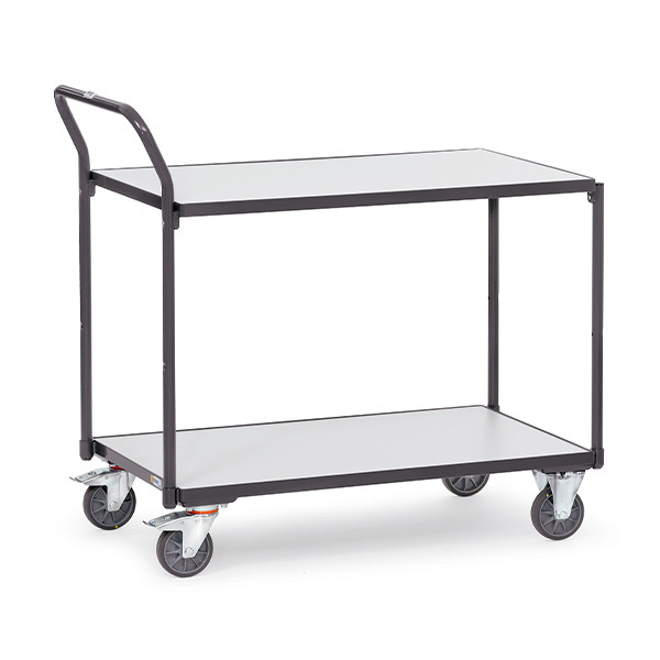 Fetra ESD - tafelwagen met 2 etages met laadvlak 850 x 500 mm 1840 439007 - 1