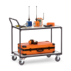 Fetra ESD - tafelwagen met 2 etages met laadvlak 850 x 500 mm 1840 439007 - 2