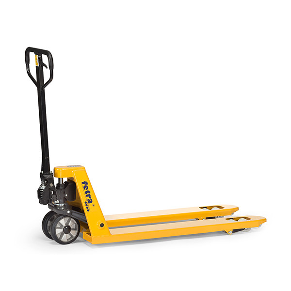Fetra handpallettruck met massief rubberen wielen en nylon tandem vorkrollen 2116 439013 - 1