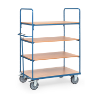 Fetra lage etagewagen met 4 etages met laadvlak van 1200 x 800 mm 8303 439024