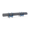 Fetra langmateriaal wagen 700 x 700 x 895 mm met draagvermogen van 1500 kg 2110 439081 - 2